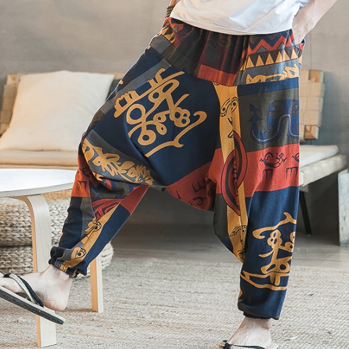 Men harem pants/Alibaba trouser/men trouser/ Aladdin pants - Image 7