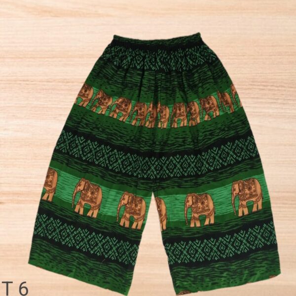 3 Piece Set Ladies 3/4 Pant, Women's Elephant Print Shorts, Casual and Comfortable for Girls - Image 6