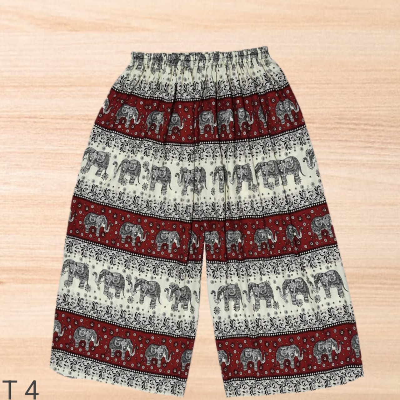 3 Piece Set Ladies 3/4 Pant, Women's Elephant Print Shorts, Casual and Comfortable for Girls - Image 7