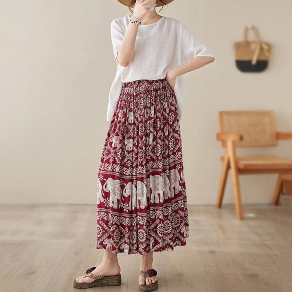 Elephant design skirts/women skirts / - Image 3