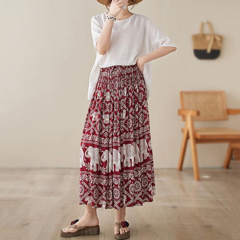 Elephant design skirts/women skirts / - Image 3