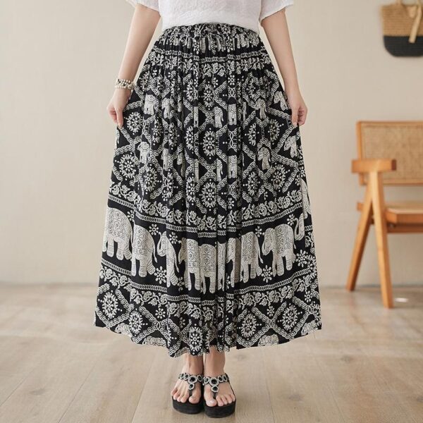 Elephant design skirts/women skirts / - Image 5